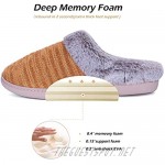 WFL Slippers for Women Memory Foam House Shoes Comfort Flat Home Slippers