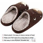 Women's Cute Animal Warm Slippers Memory Foam Cotton Home Slippers Soft Fleece Plush House Slippers Indoor Outdoor