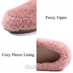 ZIZOR Women's Fuzzy Slippers with Cozy Memory Foam Indoor or Outdoor House Slippers