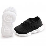 Imily Bela Unisex Kids' Slip on Sneakers Breathable mesh Upper Shoes Boys Girls Athletic Walking Running Footwear