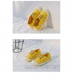 Mowoii Candy Color Kids Toddler Canvas Sneakers Shoes Boys Girls Slip-on Loafer Flats Casual Lightweight Running Walking Shoes