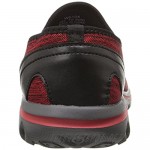 Propét Women's TravelActiv Slip-On Sneaker Oxford Black/Red Heather 7 Narrow
