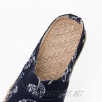 fereshte Women's Mule Breathable Flat Espadrilles Shoes Splited