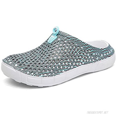 LIBINXIF Women Garden Clog Shoes Mesh Summer Breathable Slippers Beach Sandals Shower Footwear Water Shoes Walking Anti-Slip Shoes