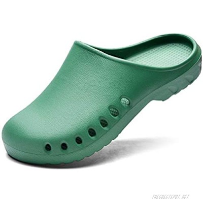 Quseek Unisex Garden Clogs Shoes Sandals Beach Footwear Water Nursing Slippers US5.5-14