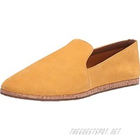 Aerosoles Women's Hempstead Loafer Flat Dark Yellow Nubuck Medium