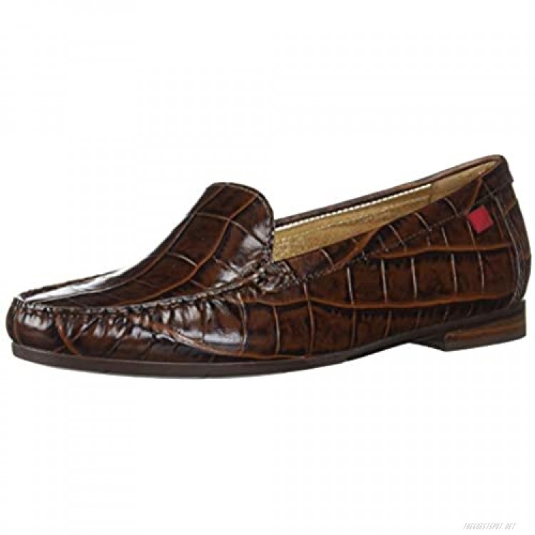 MARC JOSEPH NEW YORK Women's Leather Made in Brazil Warren Street Loafer Cappuccino Crocodile 9 M US