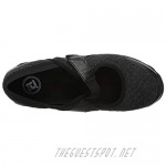 Propet Women's Onalee Mary Jane Flat Black Quilt 7 Wide US