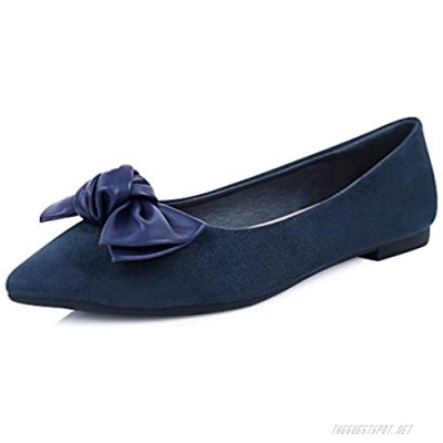 sorliva Flat Shoes for Women Comfortable Pointed Toe Cute Slip-on Girls Dress Ballet Flats Walking Shoes