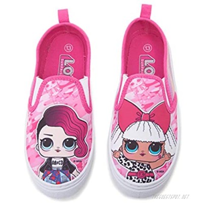 L.O.L. Surprise! Girls 11-2 Canvas Shoes with Glitter Sides
