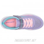 Skechers Kids Girls DYNA-LITE - SHIMMER STREAKS Sneaker Lavender/Multi 2.5