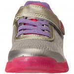 Stride Rite Girl's Made2Play Lighted Neo Sneaker Silver 2 M US Little Kid