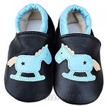 VASHCAME-Baby's Prewalker of Soft Leather Non-Slip Breathable Sneaker Toddler Shoes for Newborn Children Boy Girl Infant