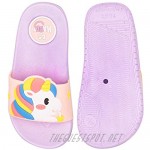 Boys Girls Unicorn Slipper Slide Sandals Non-Slip Kids Home Slippers Summer Pool Beach Shower Water Shoes (Toddler/Little Kids)