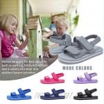 STQ Toddler Sandals Boys Girls Soft Open Toe Outdoor Beach Summer Flats Sandals DARK GREY 10 M US Toddler