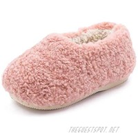 Toddler Boys Girls Slippers Sandals Fleece Fuzzy Fluffy Moc Slippers Sherpa Kids Moccasin Slippers Cozy Satin Bow Winter Warm Non Slip Sole Lightweight Faux Fur Lined Indoor Outdoor Home Kids Toddler House Shoes