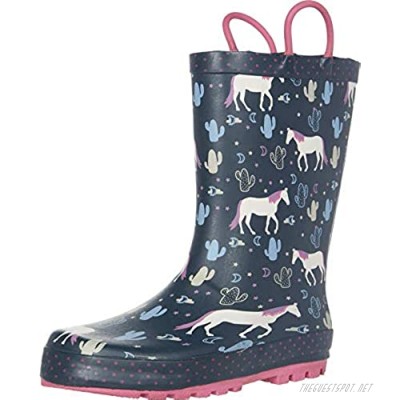 Western Chief Kids Girl's Playful Pony Rain Boots (Toddler/Little Kid)
