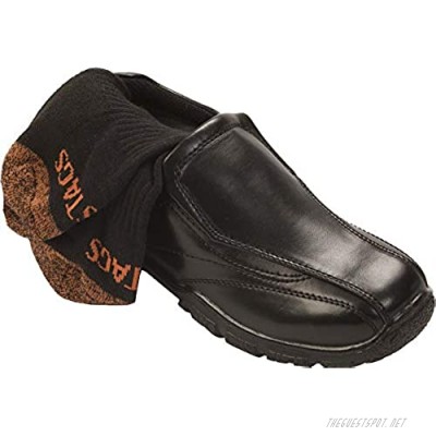 Deer Stags Recess S.U.P.R.O. Dress Slip-On (Little Kid/Big Kid) + Added Value Sock Black