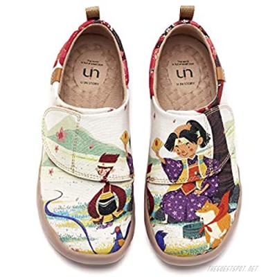 UIN Toddler Baby Kid Cute Shoes Painted Art Funny Walking Casual Fashion Sneakers Boy Loafers Rantaros Summer