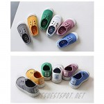 Mowoii Boy Girls Shoes Slip On Canvas Sneakers Loafers Lightweight Kids Sneakers Toddler Casual Walking Running School Shoes