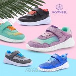 Skywheel Toddlers/Little Kids Cute/Cool Sequins/Bright Shoes Breathable Strap Athletic Running/Walking Sports Sneakers for Boys & Girls