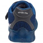 Stride Rite Boy's Lighted Shark Sneaker Black/Blue 2.5 M US Little Kid