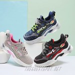TZJS Little Kids Lightweight Running Athletic Sports Shoes Boys Girls Sneakers Breathable Comfortable Tennis Mesh Casual Shoes